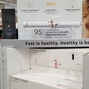 T3 Ceramic curling iron& straightner